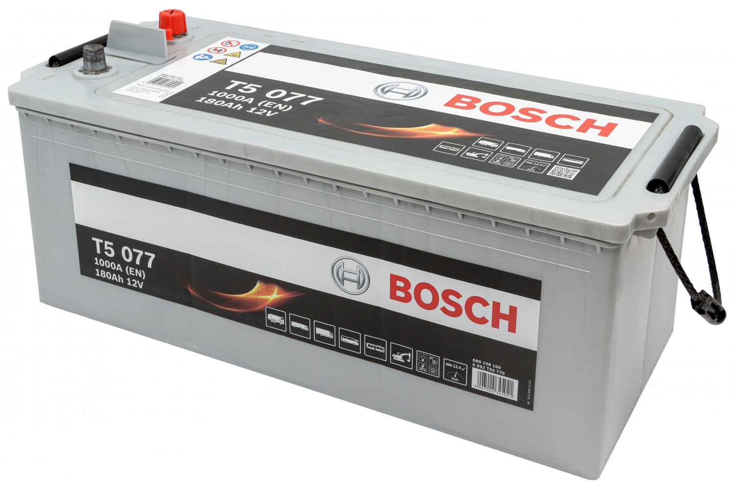 АКУМУЛЯТОР BOSCH 12В/180АГ/1000А/44,14КГ